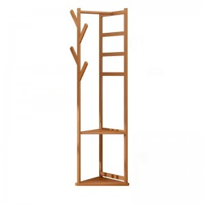 Support multifonctionnel Bamboo Cabille de maïs Hall de maïs Vêtements verticaux Hangle de bambou
