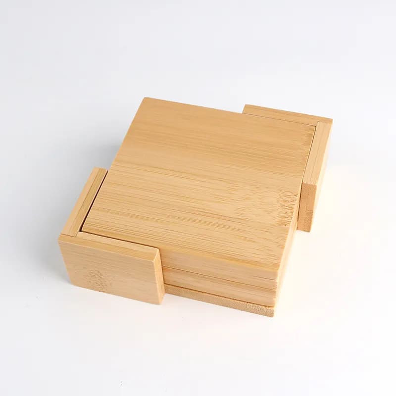 BAMBOO Square Coaster Home Bar Decoration Coaster